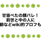 甘宙ぺたの顔バレ！前世と中の人に年齢などwiki的プロフも！