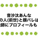 音沙汰あんなの中の人(前世)と顔バレは？絵師にプロフィールも！