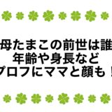 雲母たまこの前世は誰？年齢や身長などプロフにママと顔も！