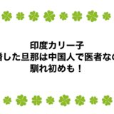 印度カリー子が結婚した旦那は中国人で医者なの？馴れ初めも！