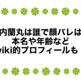 瀬内蘭丸は誰で顔バレは？本名や年齢などwiki的プロフィールも！